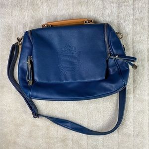 𝅺AXIXI Bag Leather Blue